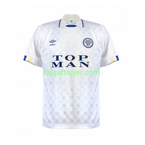 Leeds United 1989-1990 Fodboldtrøjer Retro Hjemmebanesæt Kort ærmer Leeds United 1989-1990 Fodboldtrøjer Retro Hjemmebanesæt Kort ærmer